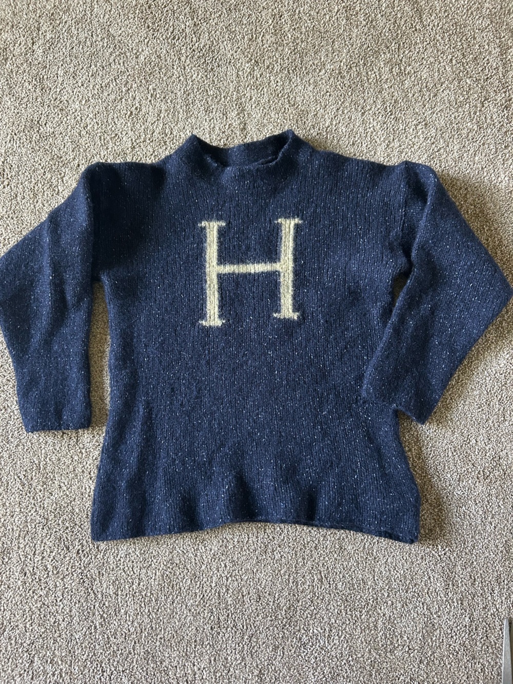 Warner Bros. Navy Blue H Harry Potter sweater